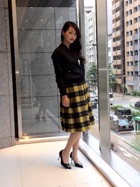 「BDONNA（ビドンナ）のアイテム」を使った、ismさん（レディース・168cm）の秋コーディネート