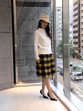 「BDONNA（ビドンナ）のアイテム」を使った、ismさん（レディース・168cm）の秋コーディネート