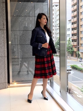 「BDONNA（ビドンナ）のアイテム」を使った、ismさん（レディース・168cm）の秋コーディネート