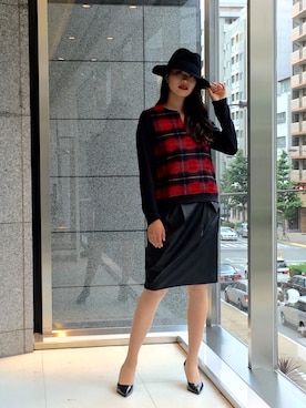 「BDONNA（ビドンナ）のアイテム」を使った、ismさん（レディース・168cm）の秋コーディネート