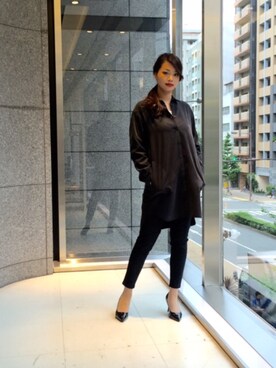 「BDONNA（ビドンナ）のアイテム」を使った、ismさん（レディース・170cm）の秋コーディネート