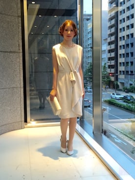 「アイテム（ドレス）」を使った、ismさん（レディース・170cm）の冬コーディネート