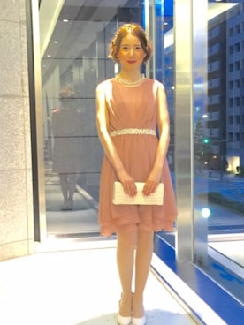 「アイテム（ドレス）」を使った、ismさん（レディース・170cm）の秋コーディネート