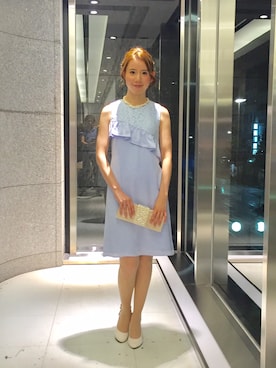 「アイテム（ドレス）」を使った、ismさん（レディース・170cm）の秋コーディネート