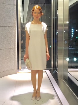 「アイテム（ドレス）」を使った、ismさん（レディース・170cm）の冬コーディネート