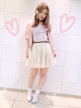 「JILL STUART（ジルスチュアート）のアイテム（ブルゾン）」を使った、＊.momo.＊さん（レディース・153cm）の夏コーディネート