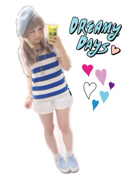 ＊.momo.＊さん（レディース・153cm）の夏コーディネート