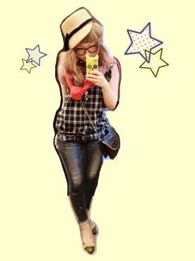 ＊.momo.＊さん（レディース・153cm）の夏コーディネート