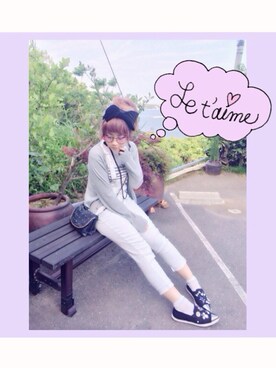 「CREA（クレア）のアイテム」を使った、＊.momo.＊さん（レディース・153cm）の夏コーディネート