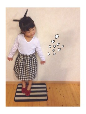「handmade」｜「アイテム（モカシン/デッキシューズ）」を使った、70さん（キッズ・110cm）の秋コーディネート