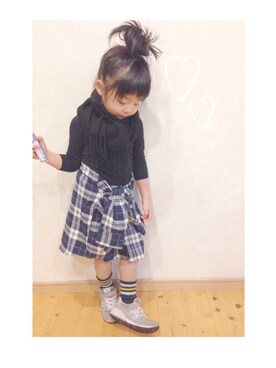 70さん（キッズ・110cm）の秋コーディネート