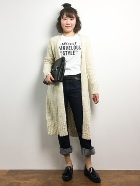 まるさん（レディース・161cm）の冬コーディネート