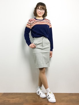 「PEACH JOHN（ピーチジョン）のアイテム」を使った、まるさん（レディース・161cm）の冬コーディネート