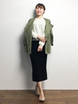 まるさん（レディース・161cm）の春コーディネート