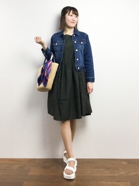 まるさん（レディース・161cm）の春コーディネート