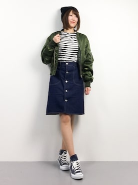 まるさん(レディース・161cm)の春コーディネート