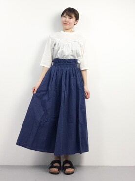 「フェリシモキッズ（フェリシモキッズ）のアイテム」を使った、まるさん（レディース・161cm）の春コーディネート