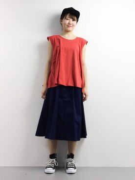 まるさん（レディース・161cm）の春コーディネート