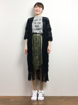 まるさん（レディース・161cm）の春コーディネート