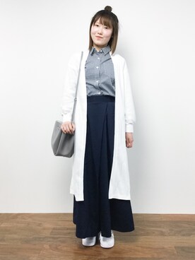 「nitca（ニトカ）のアイテム（その他アウター）」を使った、まるさん（レディース・161cm）の春コーディネート