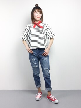 まるさん（レディース・161cm）の春コーディネート