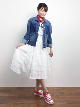 まるさん（レディース・161cm）の春コーディネート