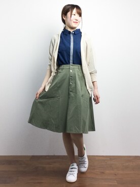 まるさん(レディース・161cm)の春コーディネート