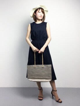 まるさん（レディース・161cm）の春コーディネート