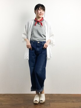 「Callipigia（カッリピージャ）のアイテム」を使った、まるさん（レディース・161cm）の春コーディネート