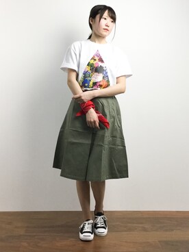 まるさん(レディース・161cm)の春コーディネート