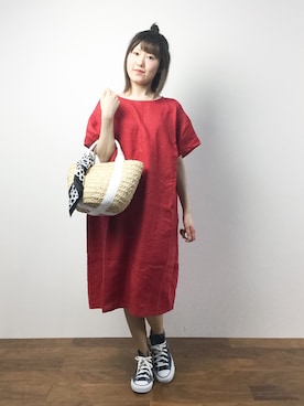 まるさん（レディース・161cm）の春コーディネート