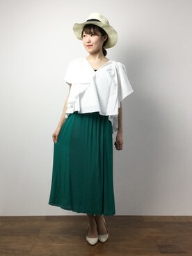 まるさん（レディース・161cm）の春コーディネート