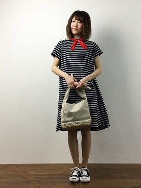 まるさん（レディース・161cm）の春コーディネート