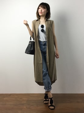 まるさん（レディース・161cm）の春コーディネート