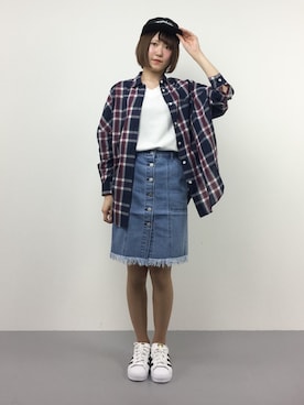 まるさん（レディース・161cm）の春コーディネート