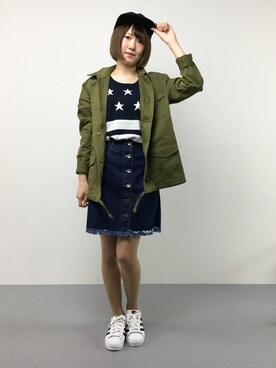 まるさん（レディース・161cm）の春コーディネート