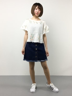まるさん（レディース・161cm）の春コーディネート