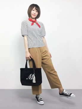 まるさん（レディース・161cm）の春コーディネート