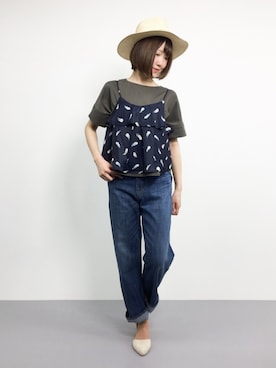 まるさん（レディース・161cm）の春コーディネート