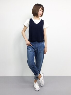 まるさん（レディース・161cm）の春コーディネート