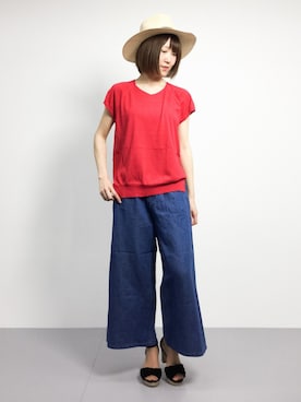 まるさん（レディース・161cm）の春コーディネート