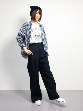 まるさん（レディース・161cm）の春コーディネート