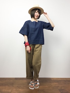 まるさん（レディース・161cm）の夏コーディネート