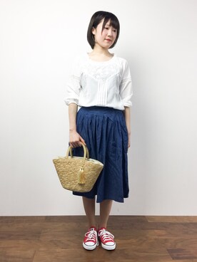 まるさん（レディース・161cm）の夏コーディネート