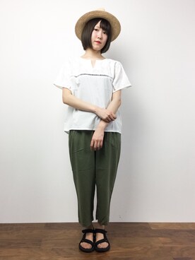 まるさん（レディース・161cm）の夏コーディネート