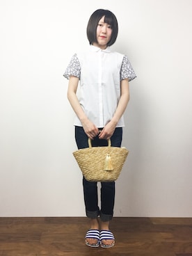 まるさん（レディース・161cm）の夏コーディネート