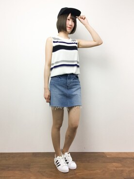 まるさん（レディース・161cm）の夏コーディネート