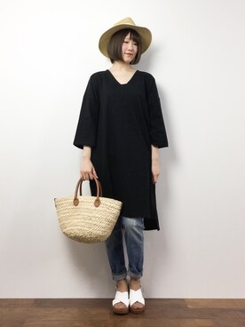 まるさん（レディース・161cm）の夏コーディネート