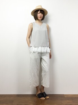 まるさん（レディース・161cm）の夏コーディネート