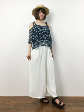 まるさん（レディース・161cm）の夏コーディネート